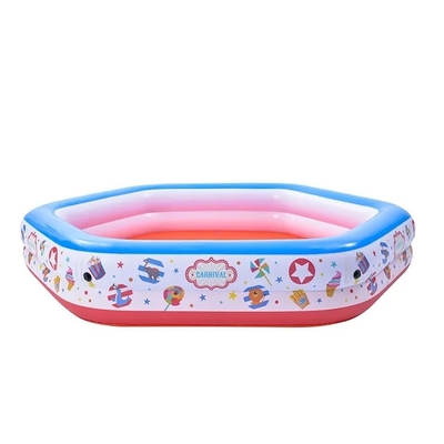 Experimenta diversión con el circo con una piscina inflable de tamaño completo y un dosel de tela de Oxford
