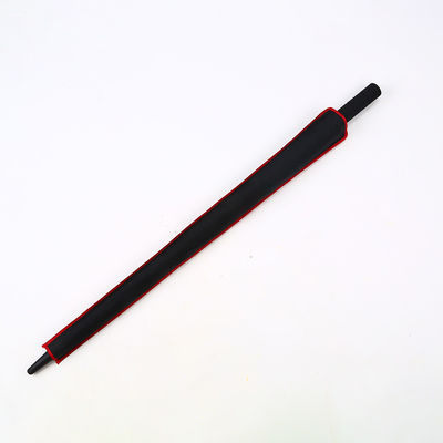 Para adultos, sombrilla de golf roja personalizada con protección solar, resistente al agua y al viento