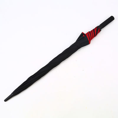 Para adultos, sombrilla de golf roja personalizada con protección solar, resistente al agua y al viento