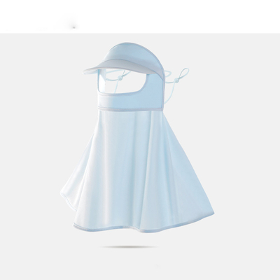 Clásico estilo de diseño sombrero de sol al aire libre con máscara para la cara sombrero de vista para mujeres de playa respirable