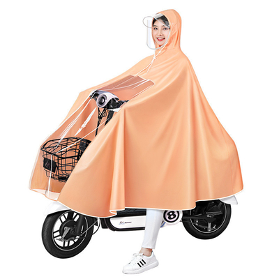 Productos diarios Coche eléctrico con ropa de lluvia no desechable impermeable de una sola pieza Poncho de color PVC