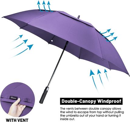 Patrón de impresión personalizado 8K Paraguas de golf con diseño resistente al viento y al agua más grande