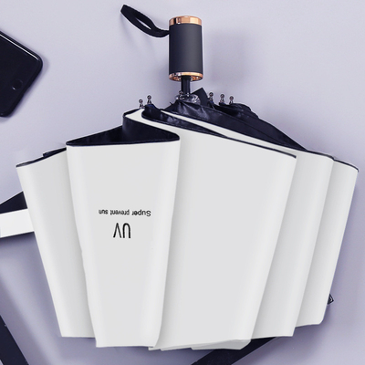 Logotipo personalizado de sombrillas plegables para protector solar y protección contra la lluvia en todos los negocios climáticos