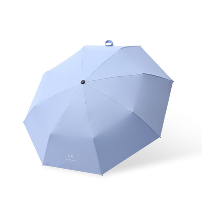 Logotipo personalizado de sombrillas plegables para protector solar y protección contra la lluvia en todos los negocios climáticos