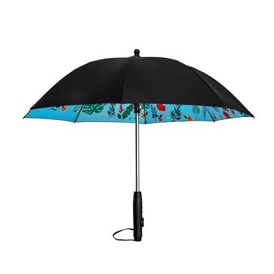 Su Paraguas de Viaje Esencial UV Protector Auto Abierto con Cargador USB y Logotipo Personalizado