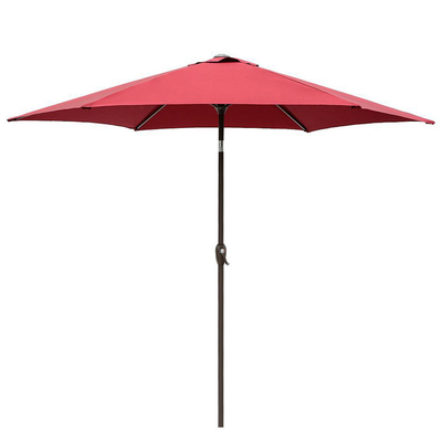 Logotipo personalizado Paraguas recto Ideal para una experiencia perfecta de comedor al aire libre con voladizo