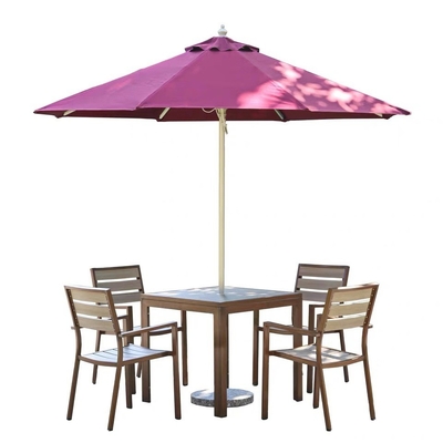 Estilo de diseño minimalista sombrilla de jardín de aluminio para balcón