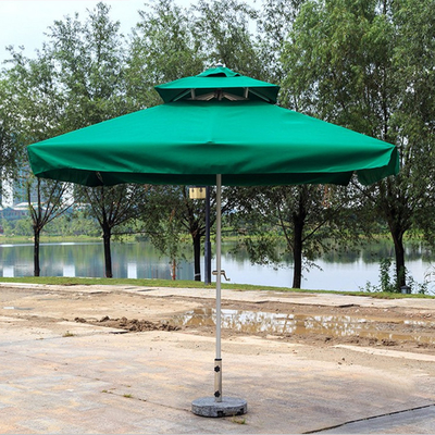 Estilo de diseño minimalista sombrilla de jardín de aluminio para balcón