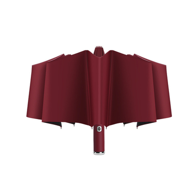 Logotipo personalizado Impreso de linterna LED Paraguas de doble costilla y diseño a prueba de viento anti UV