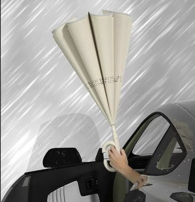 Un paraguas reforzado a prueba de viento para dos hombres y mujeres de 105 cm de diámetro abierto