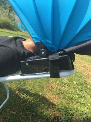 Protección solar de playa Mini Toldo de sombrilla totalmente automático para la cabeza