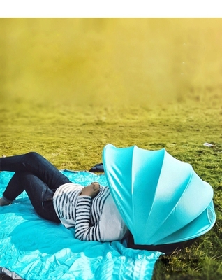 Protección solar de playa Mini Toldo de sombrilla totalmente automático para la cabeza