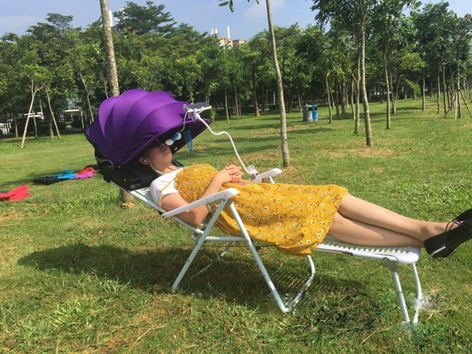 Protección solar de playa Mini Toldo de sombrilla totalmente automático para la cabeza