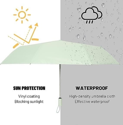 Gran paraguas plegable automático protección solar y lluvia con diseño de doble capa