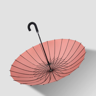 Paraguas de fibra de vidrio con paraguas de lluvia con diseño creativo de cambio de color