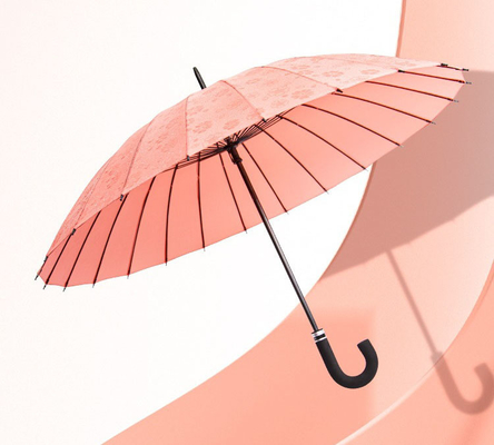 Paraguas de fibra de vidrio con paraguas de lluvia con diseño creativo de cambio de color