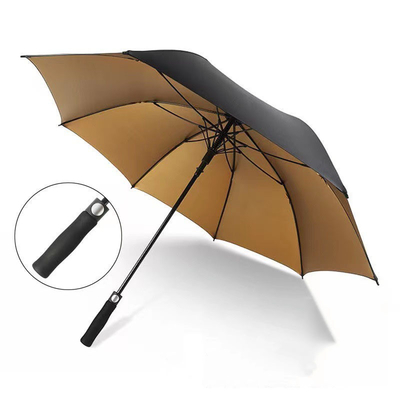 Funcional X103 Protección UV Revestimiento Dorado Publicidad Paraguas Perfecto y Regalo