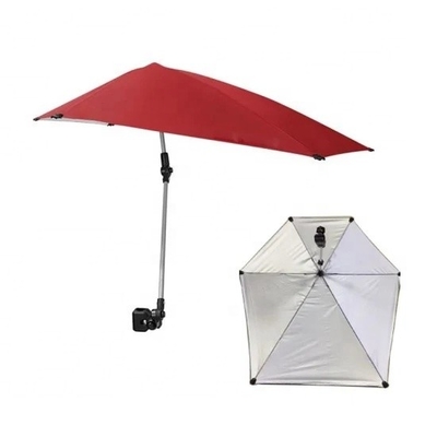 Mejora la experiencia de viaje de tu bebé con Silver Coating Hook Fish Umbrella