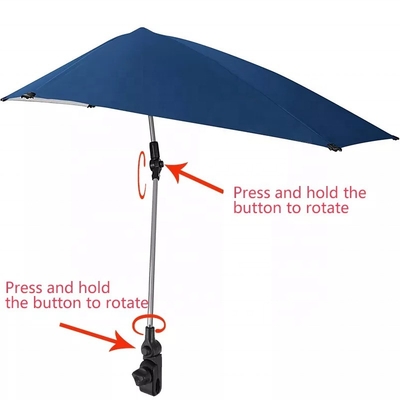Mejora la experiencia de viaje de tu bebé con Silver Coating Hook Fish Umbrella