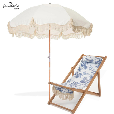 Atracción turística imprescindible en exteriores Tassel Beach Paraguas con base de paraguas