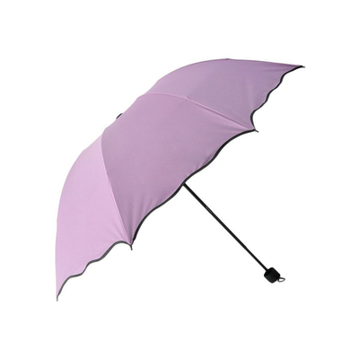 Manual personalizado para adultos con sombrilla plegable abierta que cambia de color