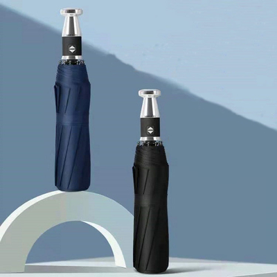 Impresión de logotipo personalizado sombrilla plegable totalmente automática para regalo de hombres de negocios VIP