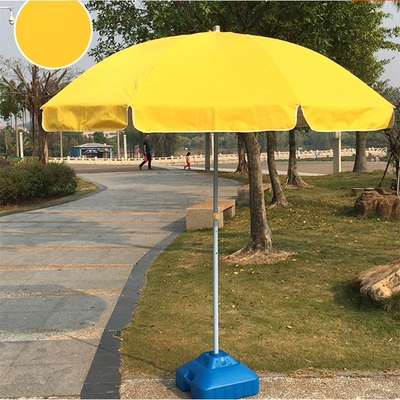 Impresión de sublimación personalizada Anti-UV para exteriores 36/48/52/60 pulgadas 8 costillas Paraguas de playa