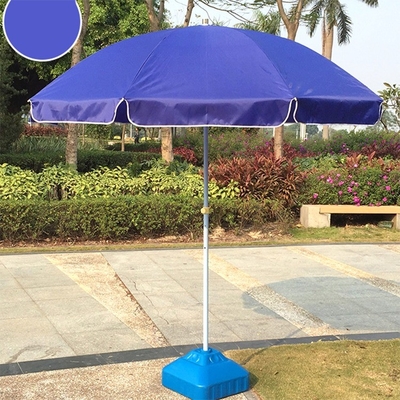 Impresión de sublimación personalizada Anti-UV para exteriores 36/48/52/60 pulgadas 8 costillas Paraguas de playa
