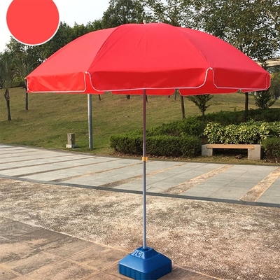 Impresión de sublimación personalizada Anti-UV para exteriores 36/48/52/60 pulgadas 8 costillas Paraguas de playa