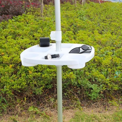 Portador de taza de PP y accesorios de bandejas de plástico para sombrillas de playa al aire libre de estilo minimalista