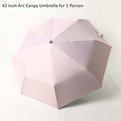 95cm de diámetro abierto Paraguas rosa perfecto regalo para mujeres en temporada de lluvias