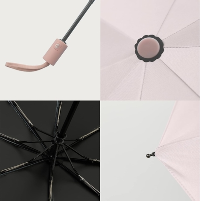 95cm de diámetro abierto Paraguas rosa perfecto regalo para mujeres en temporada de lluvias
