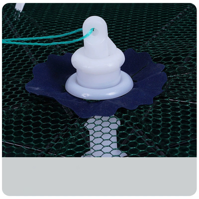 Red de paraguas plegable para jaulas de peces de múltiples dimensiones de estilo clásico para la pesca con paraguas negras