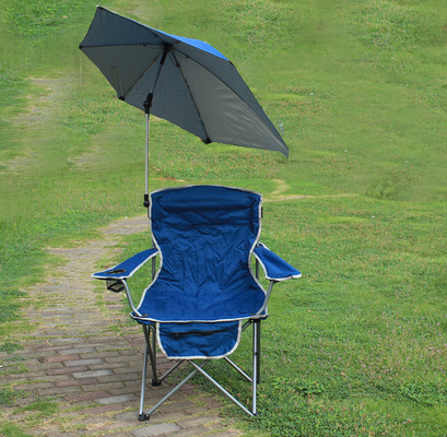 Silla de playa de mochila portátil con paraguas ajustables y color personalizado 50 * 50 * 80cm