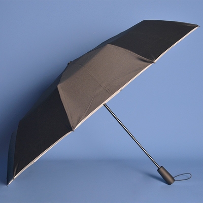27 pulgadas 10 k doble sombrilla plegable protector solar de vinilo manual de sombra 3 sombrilla plegable