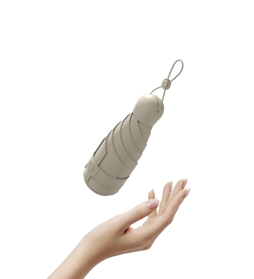 Protección solar Paraguas de bolsillo ligero con cubierta protectora de 90 cm de diámetro abierto
