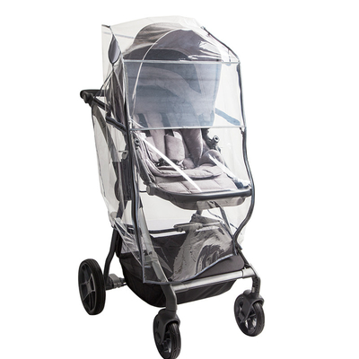 EVA Personalizar Protector contra el tiempo Transparente PVC Baby Stroller Rain Cover