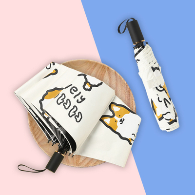 Regalo publicitario plegable femenino para todos en una función y protección UV del eje de metal