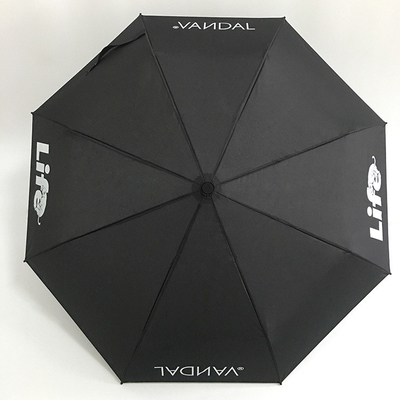 98cm Todo en 1 Logotipo personalizado Paraguas plegable para publicidad y diámetro abierto 98cm