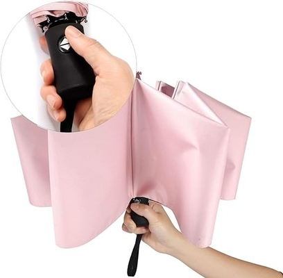 Producto paraguas 3 Poliéster plegable 210T con mango de plástico ABS y diseño impermeable