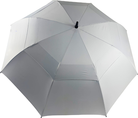 Extra gran paraguas de golf de 30 pulgadas con diseño a prueba de viento y tela Pongee 210T