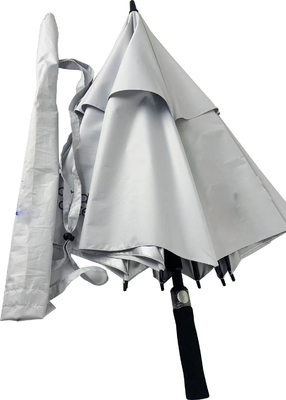 Extra gran paraguas de golf de 30 pulgadas con diseño a prueba de viento y tela Pongee 210T