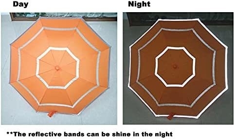 Paraguas reflectores a prueba de viento y lluvia de color azul para niños