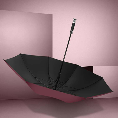 Paraguas de golf para adultos de estilo minimalista con impresión de logotipo personalizado y función de bloqueo UV