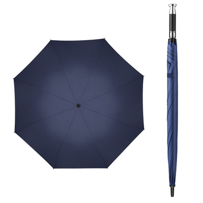 190T Tejido Ponegee Gran paraguas con logotipo personalizado Impreso y anti-UV automático