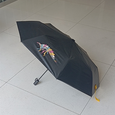 Umbrilla plegable de impresión personalizada con función mágica de cambio de color y marco de acero