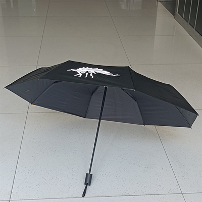 Umbrilla plegable de impresión personalizada con función mágica de cambio de color y marco de acero