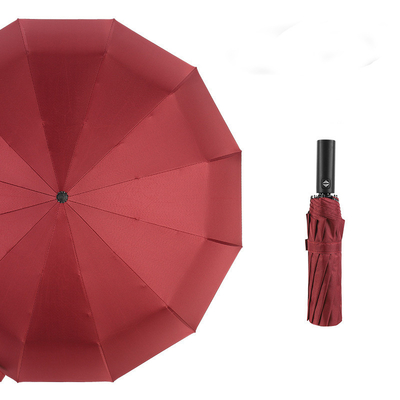 Logotipo personalizado Impreso Umbrilla triple plegable con diseño único y diámetro abierto de 105 cm