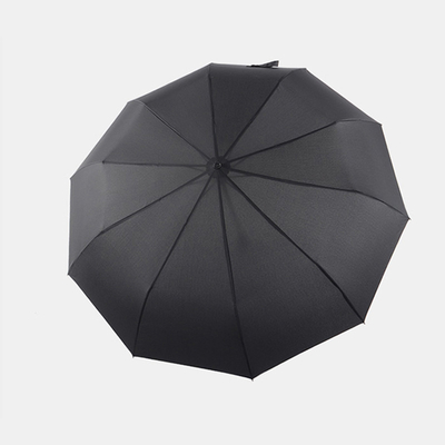Puño de goma doble sombrilla impermeable con diseño minimalista e impresión de logotipo personalizado