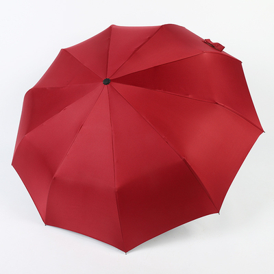 Logotipo personalizado Impreso con doble paraguas y protección anti-UV / lluvia con eje de metal negro